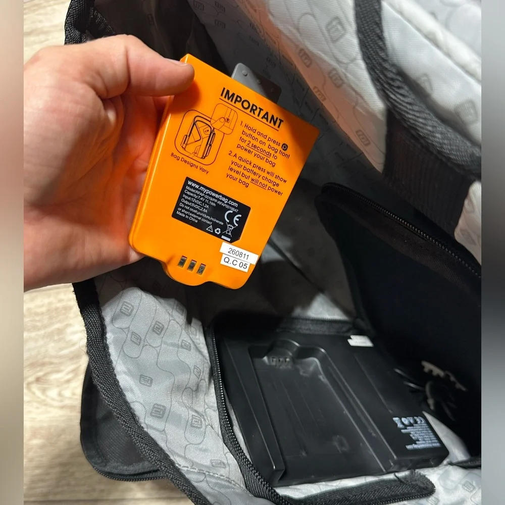 Powerbag Messenger Bag FUL Smartphone tablet laptop charging bag Missing Charger